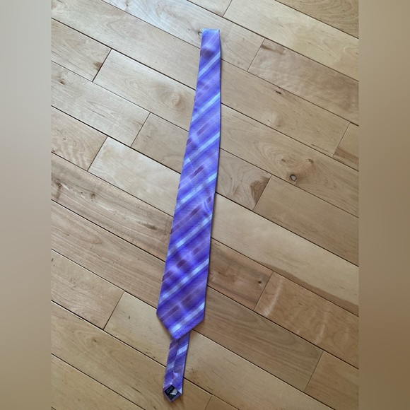 Delahaye London Collection by Izac4men men’s neck tie - purple - Picture 9 of 9